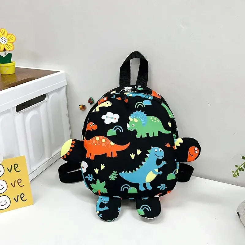 Mochila infantil dinosaurio de nylon para niños y niñas