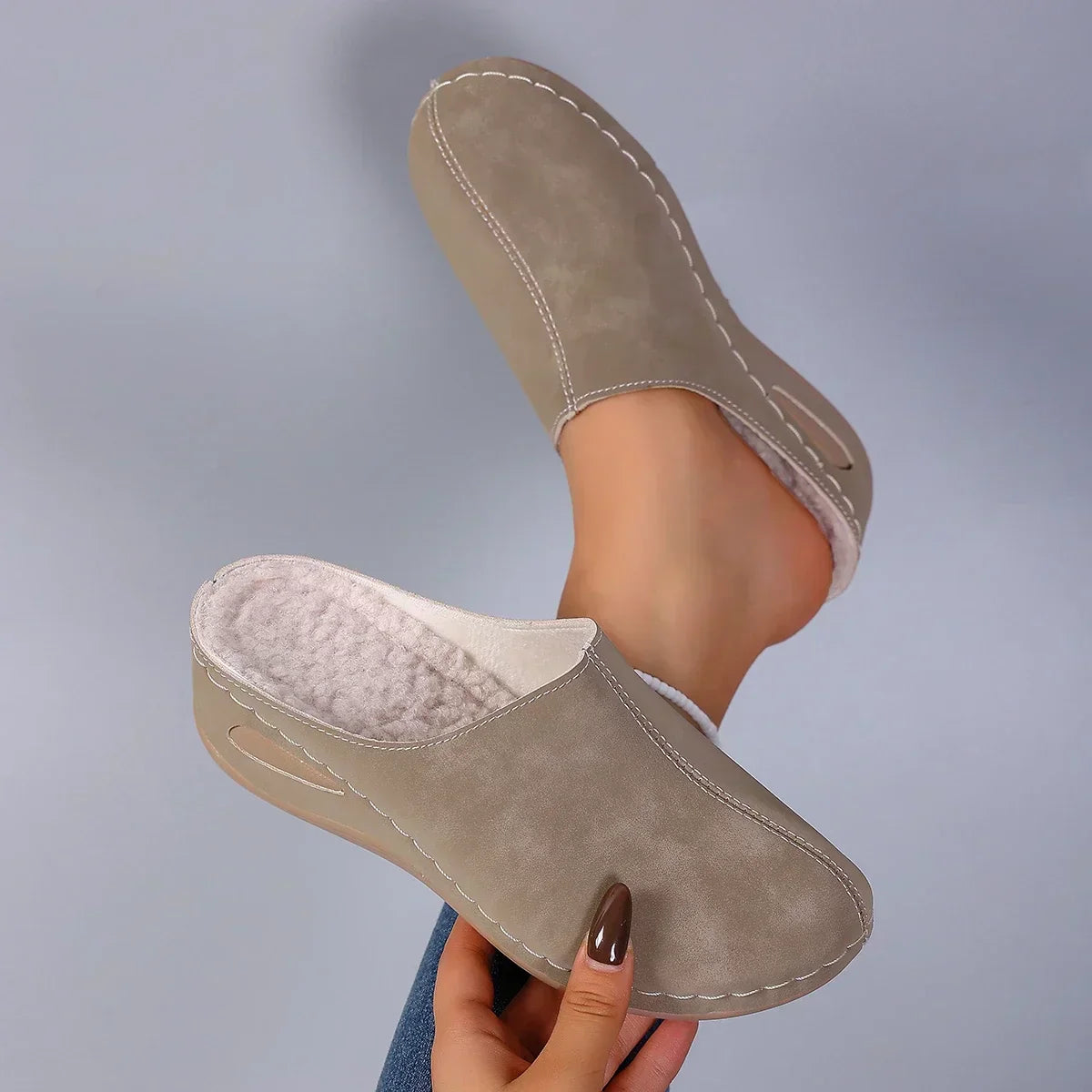 Zapatillas ortopédicas mujer para casa con soporte cómodo – estilo casual confort