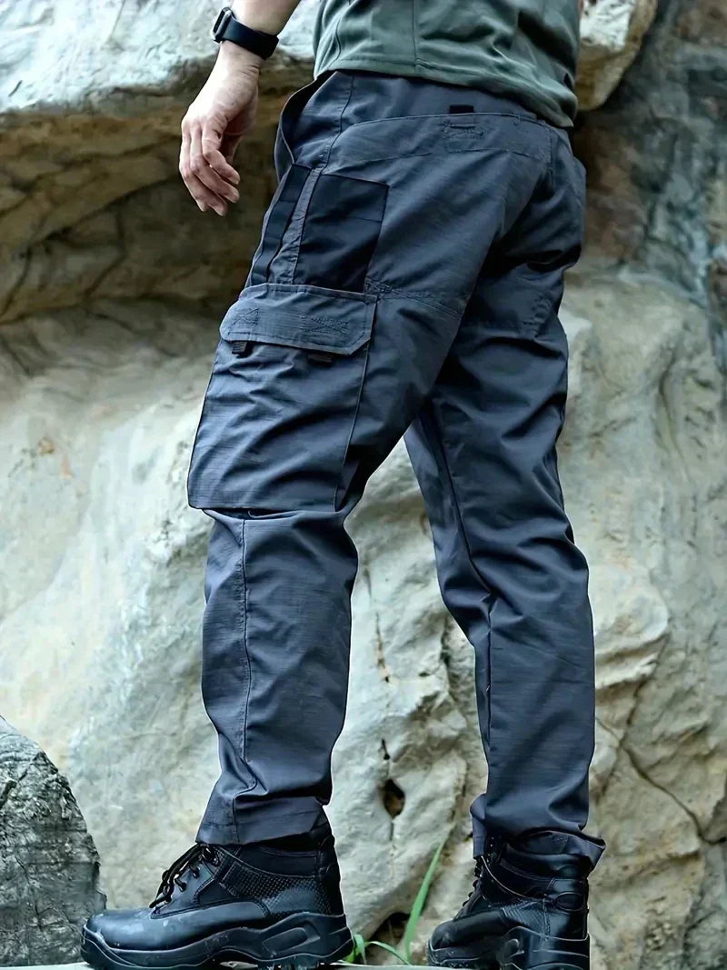 Pantalón táctico hombre impermeable resistente – cargo funcional para exterior