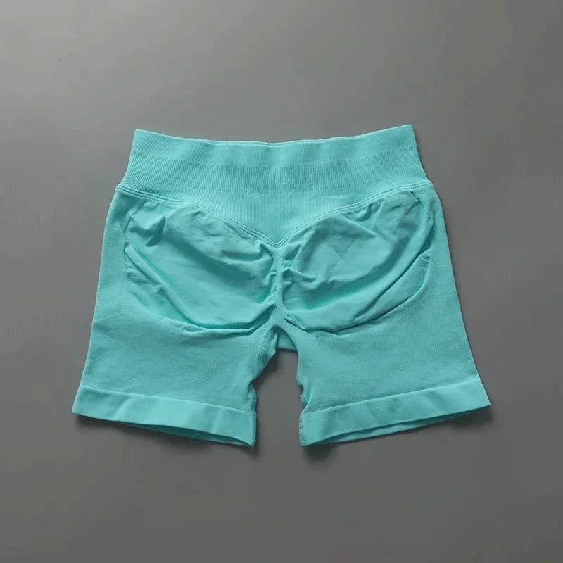 Shorts de sport ajustés |   Short de sport pour femmes, 4.5 pouces, pour gymnastique, Yoga, course à pied, exercice, tricot de qualité, respirant, sans couture, vêtements de mise en forme