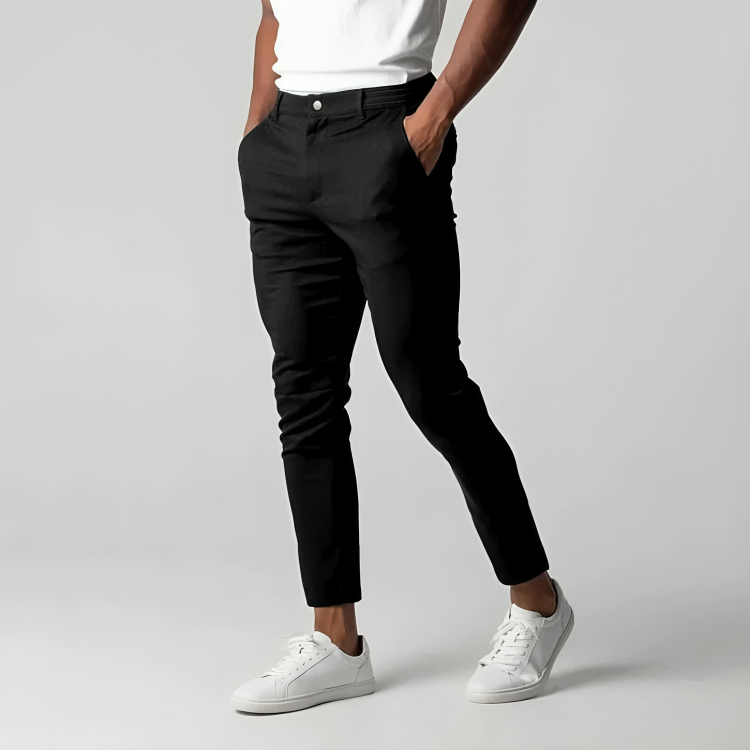 Chinos hombre elásticos elegantes cómodos – estilo moderno versátil diario