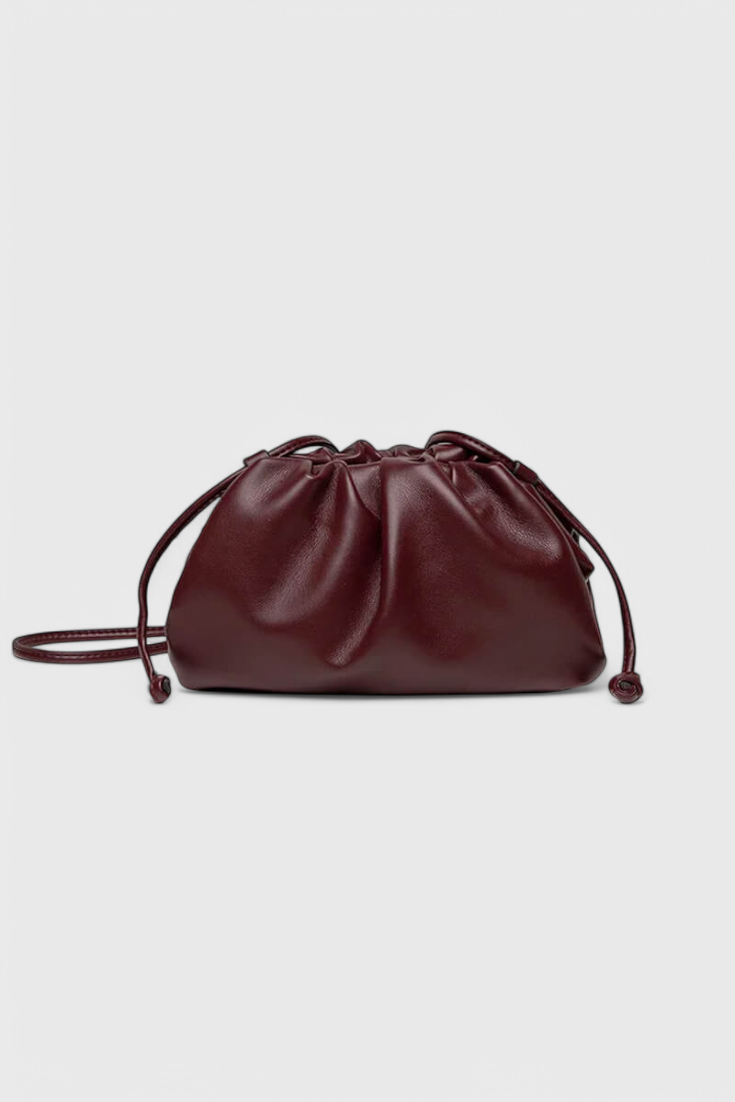 Bolso cruzado mujer cuero vegano pequeño – bolso moderno elegante compacto