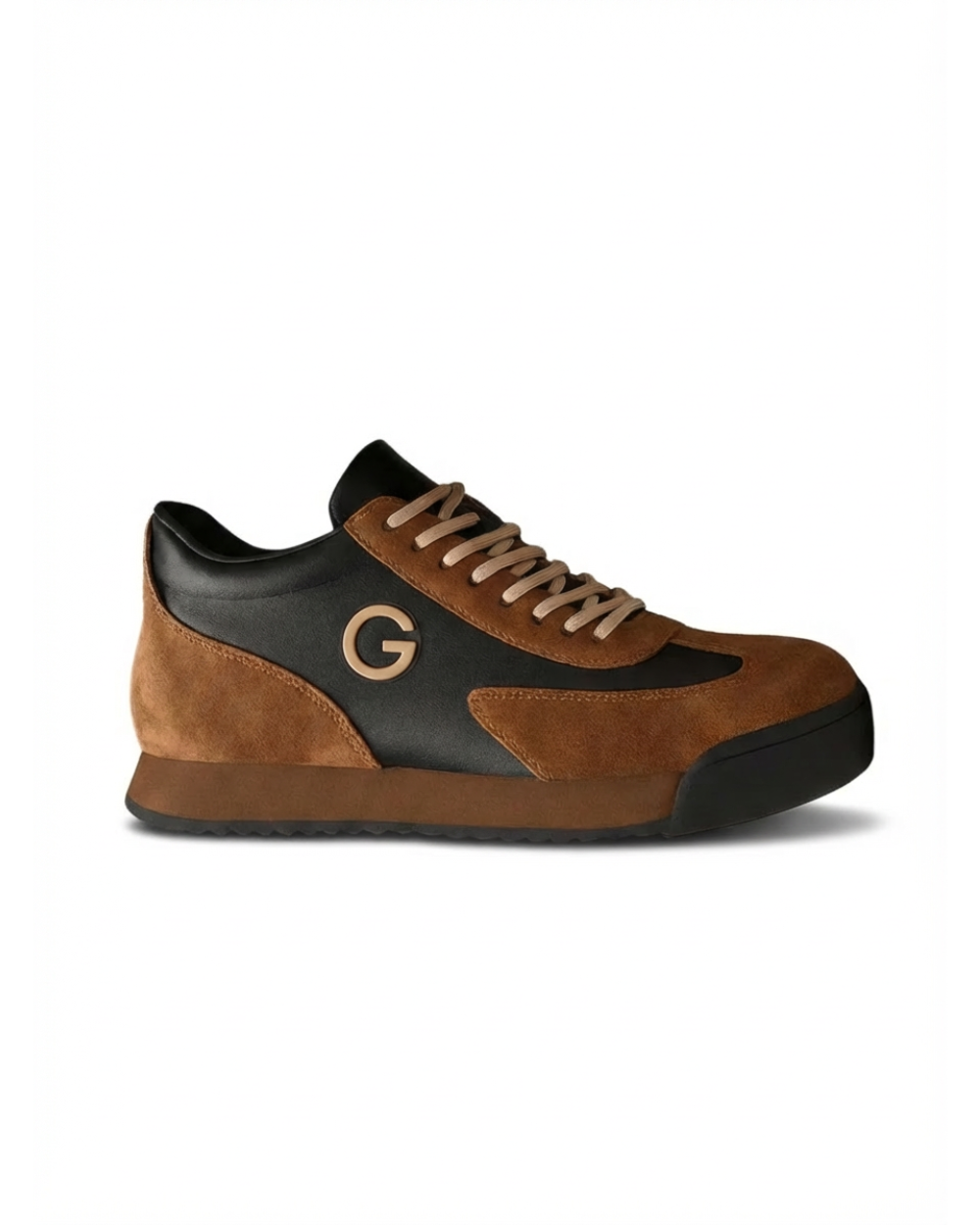 Zapatillas hombre cuero casual elegantes con cordones – sneakers urbanos cómodos
