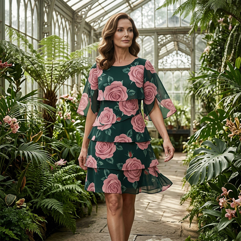 Vestido Floral de Verano Suelto – Estilo Ligero y Elegante