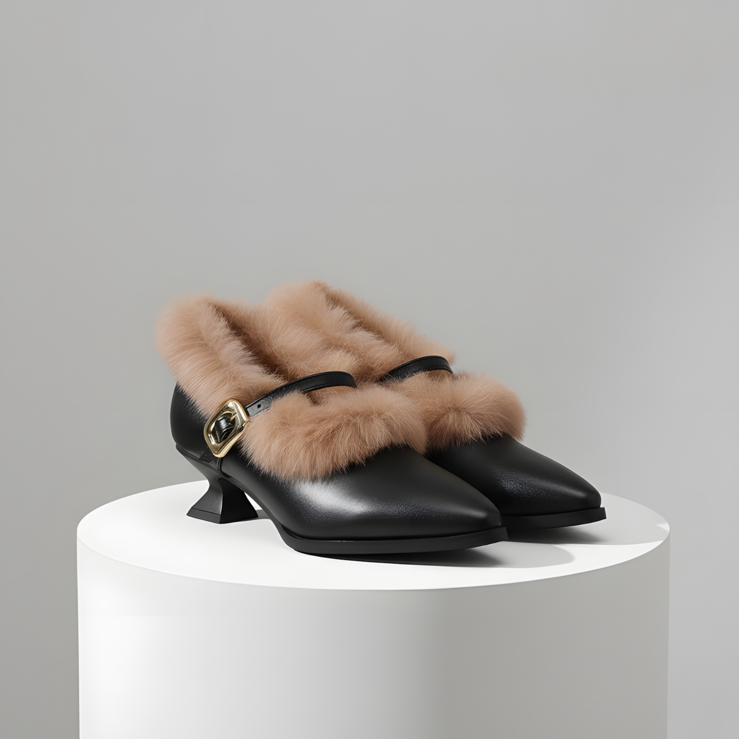 Tacones Mujer Con Forro Suave Y Hebilla – Zapatos Elegantes Para Uso Diario