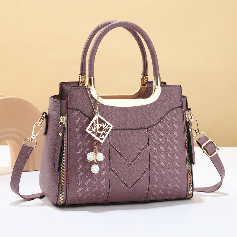 Bolso de mano mujer acolchado con bandolera ajustable