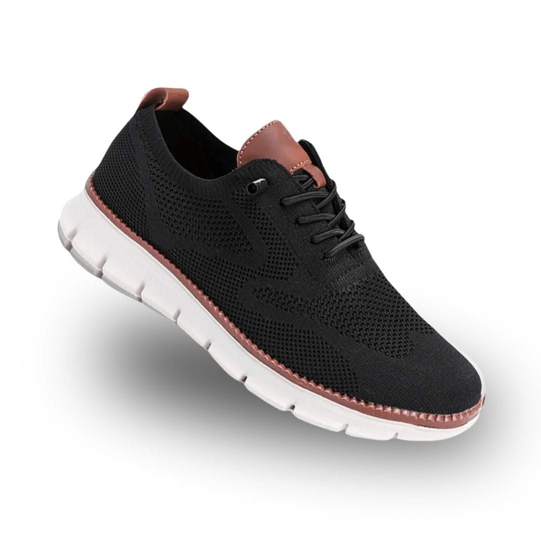 Zapatos de hombre transpirables con cordones y suela flexible