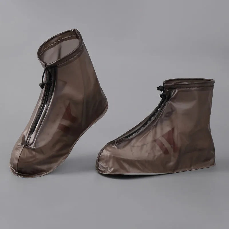 Cubrezapatos impermeables para hombre y mujer con cremallera frontal