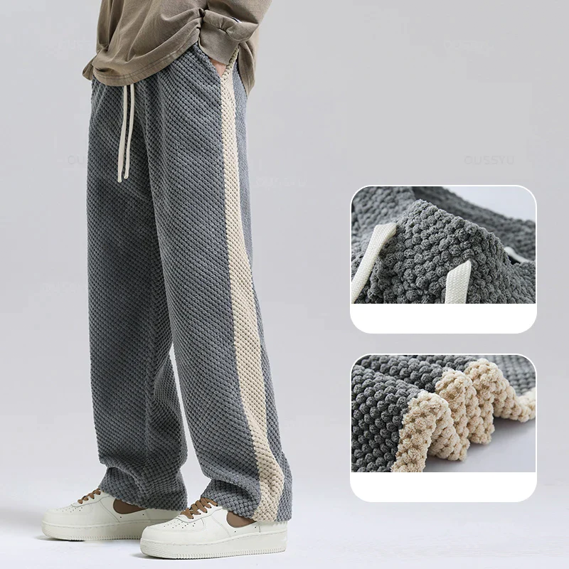 Pantalones Jogger Hombre Textura Gofre – Comodidad Urbana y Ajuste Casual