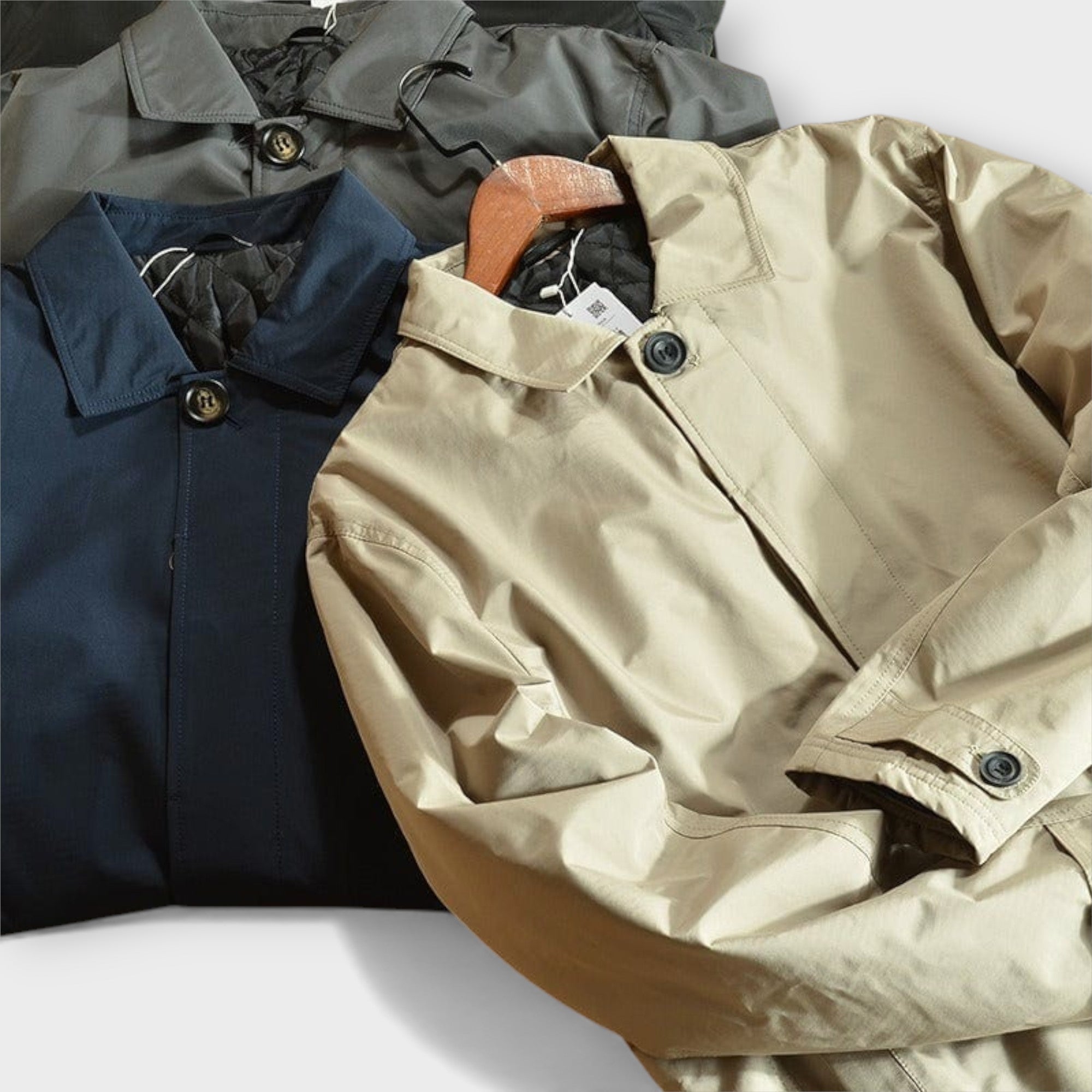 Chaqueta Hombre Impermeable y Elegante – Diseño Moderno para Clima Frío