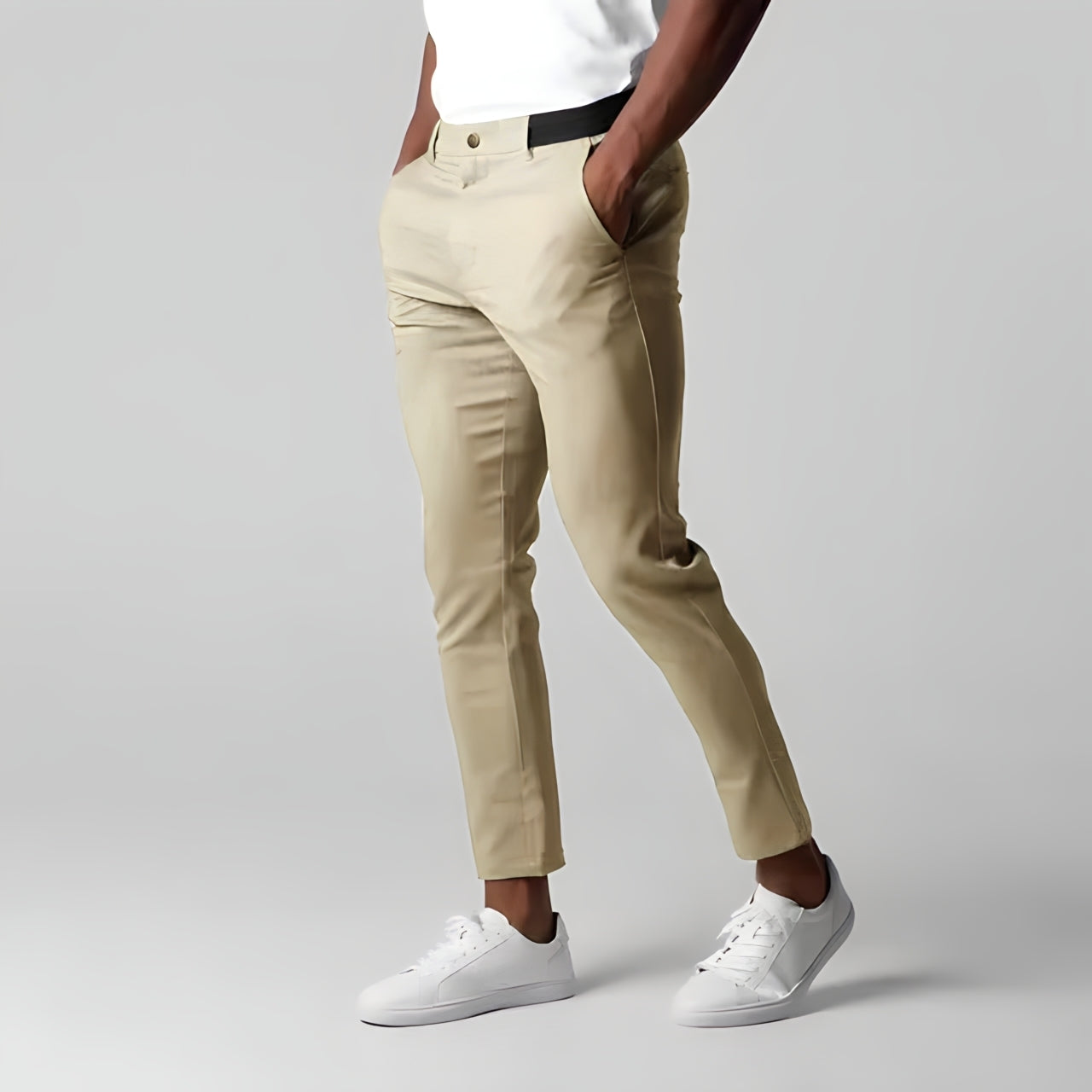 Chinos hombre elásticos elegantes cómodos – estilo moderno versátil diario