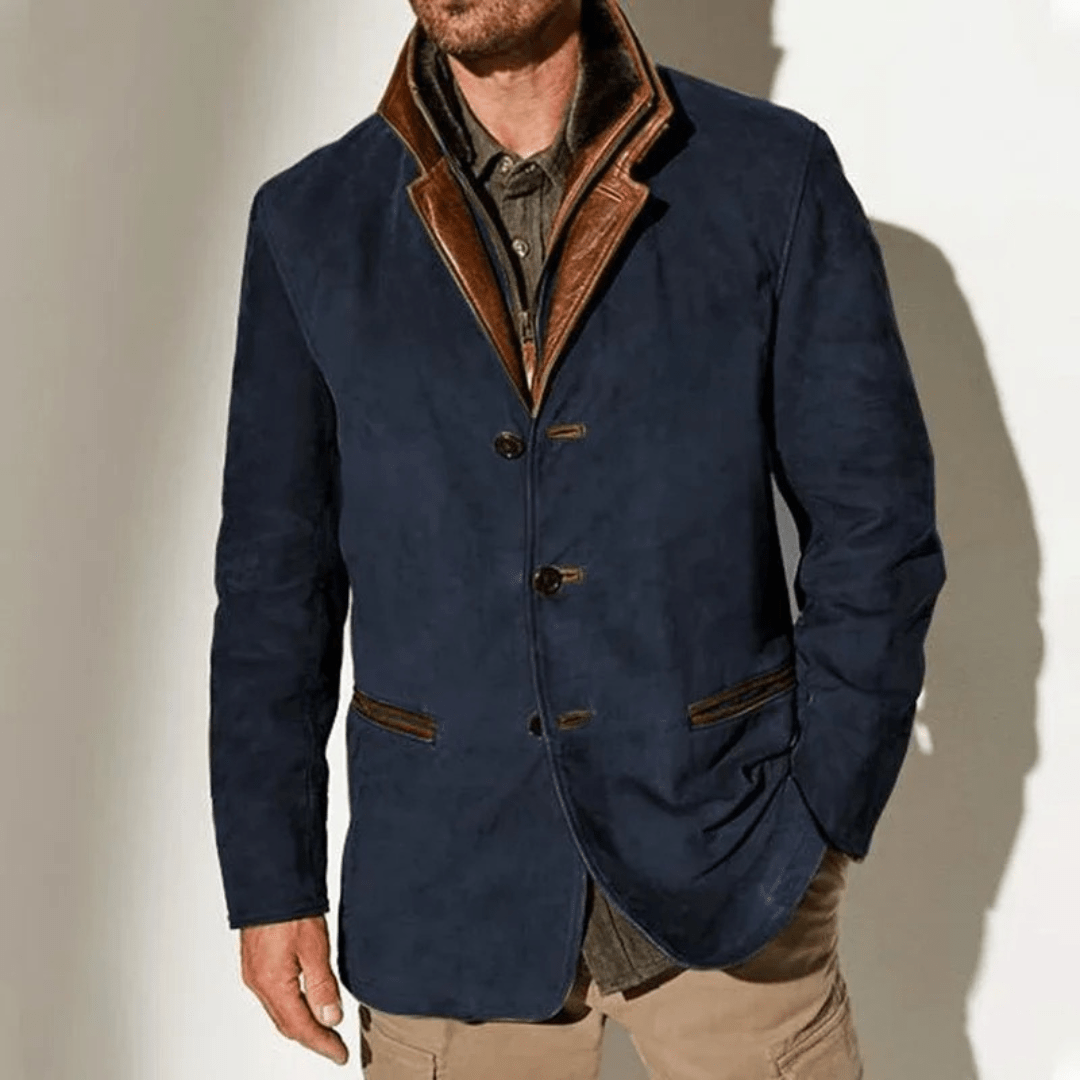 Chaqueta Cuero Hombre Vintage – Estilo Elegante Clásico y Resistente