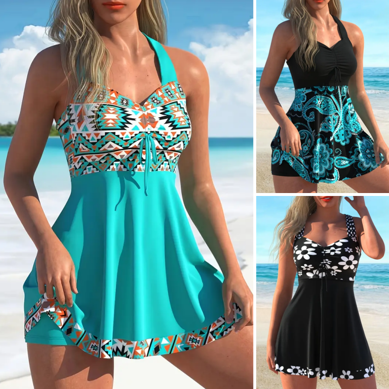 Tankini mujer vestido de baño con shorts – cómodo y favorecedor