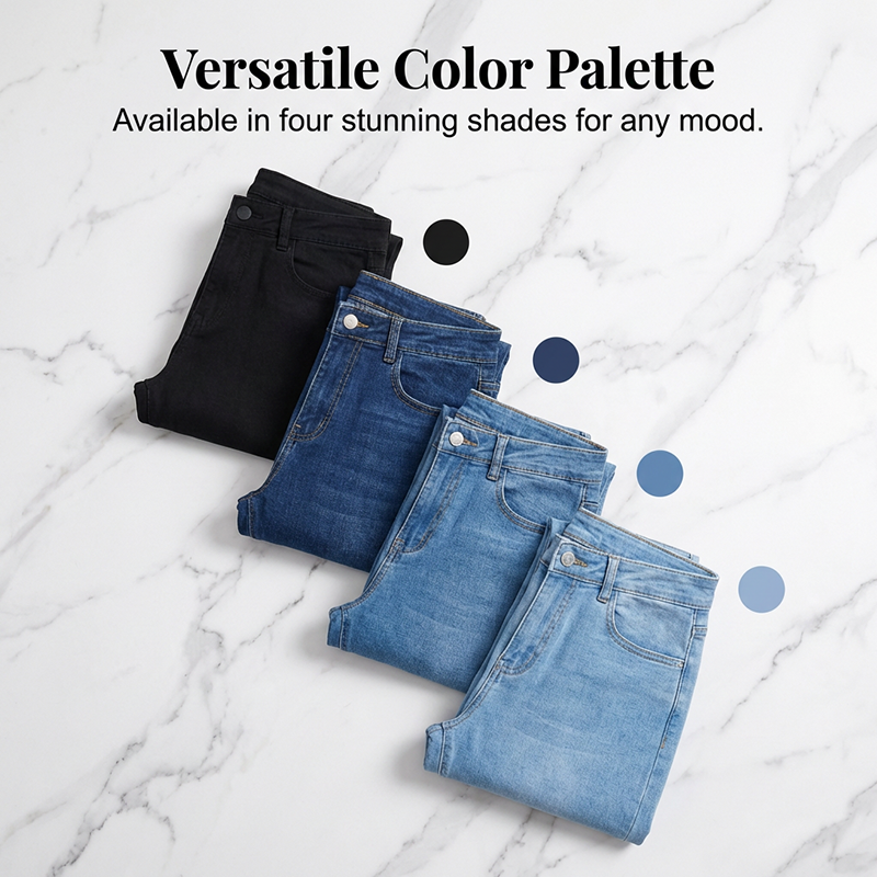 Jeans Mujer Cintura Alta Acampanados – Estilo Favorecedor y Moderno