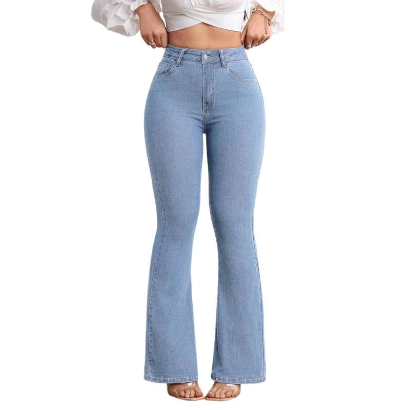 Jeans Mujer Cintura Alta Acampanados – Estilo Favorecedor y Moderno