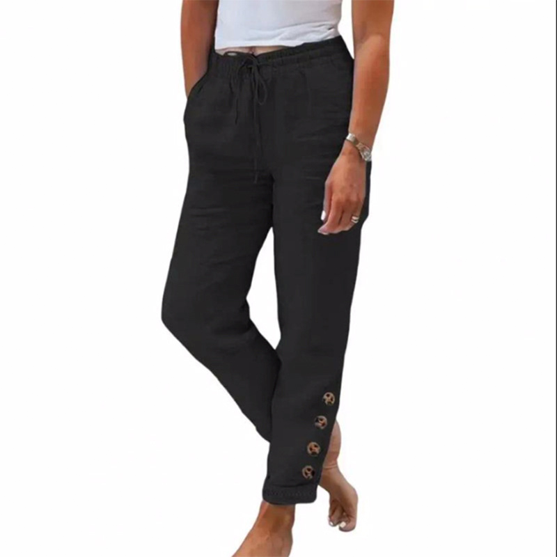Pantalón ligero para dama con cintura ajustable