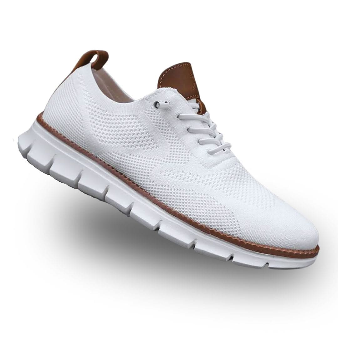 Zapatos de hombre transpirables con cordones y suela flexible